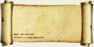 Milena Joksić vizit kartica